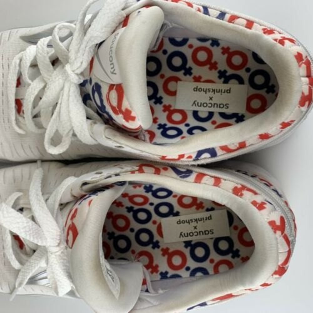 Saucony Kinvara 11 Prinkshop White Running  Shoes S10551-70 Women’s Size 9 - Picture 9 of 12